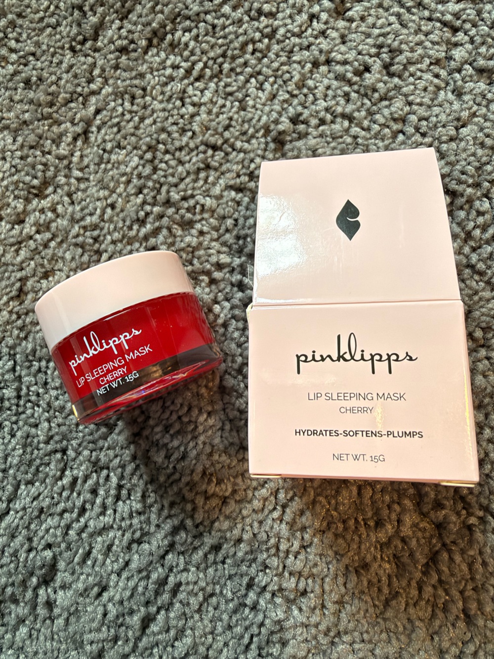 Pinklipps Cherry 🍒 Lip Sleeping Mask - Hydrates, Softens & Plumps (15g)